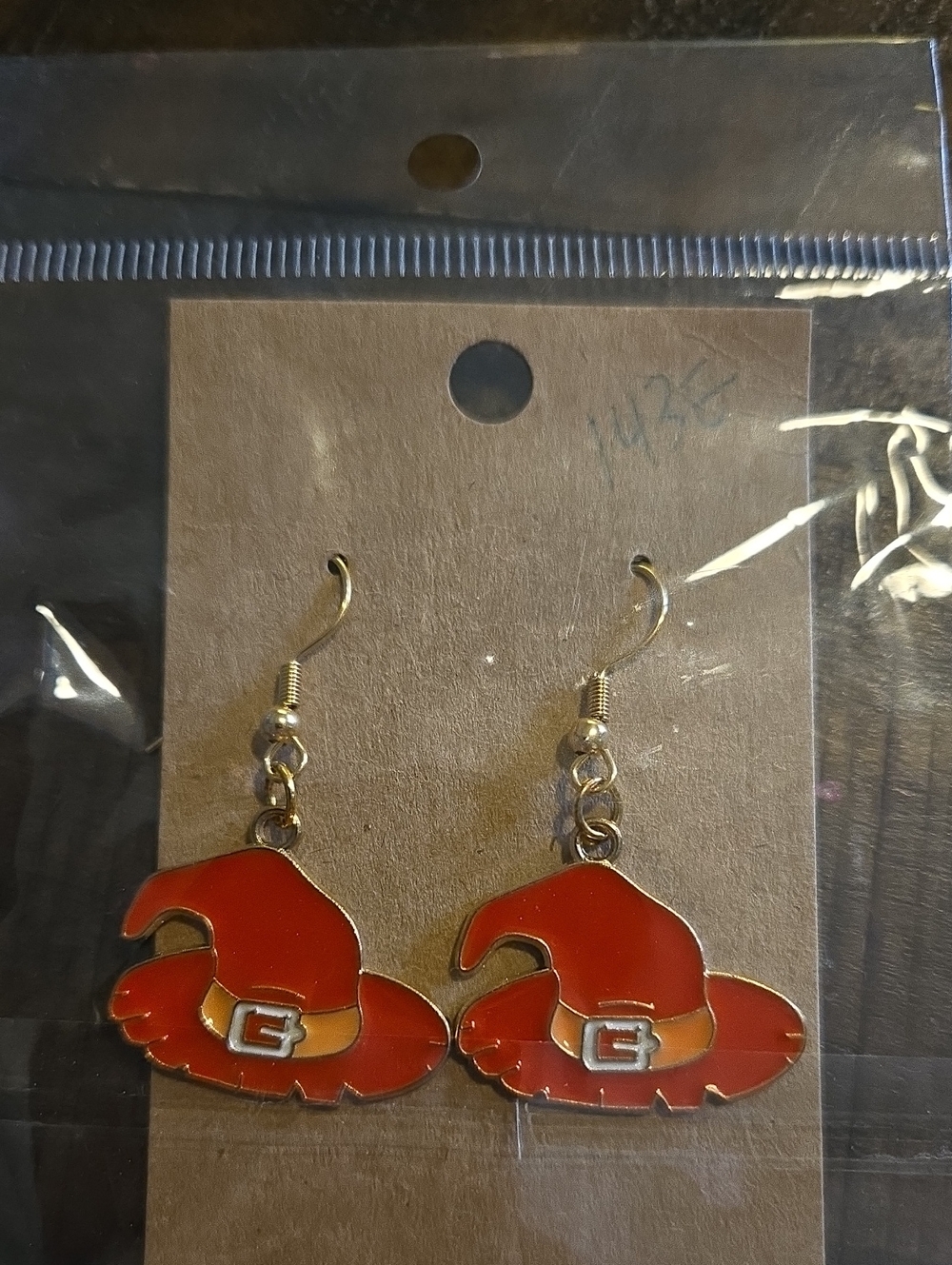 Witch Hat Drop Earrings